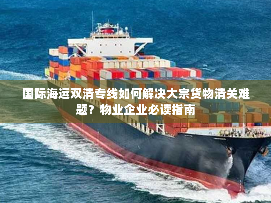 国际海运双清专线如何解决大宗货物清关难题？物业企业必读指南