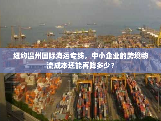纽约温州国际海运专线,中小企业的跨境物流成本还能再降多少? 纽约温州国际海运专线,中小企业的跨境物流成本还能再降多少?