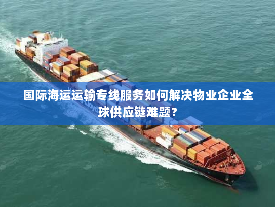 国际海运运输专线服务如何解决物业企业全球供应链难题？
