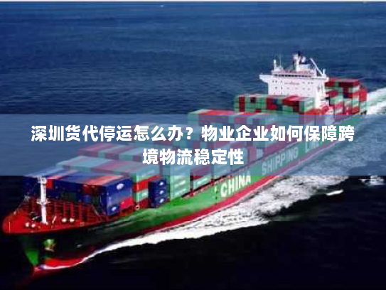 深圳货代停运怎么办?物业企业如何保障跨境物流稳定性 深圳货代停运怎么办?物业企业如何保障跨境物流稳定性