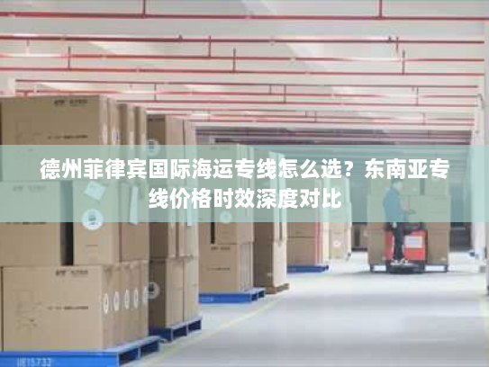 德州菲律宾国际海运专线怎么选?东南亚专线价格时效深度对比 德州菲律宾国际海运专线怎么选?东南亚专线价格时效深度对比