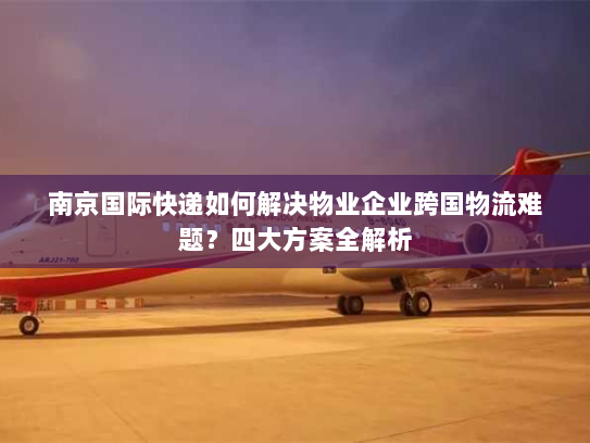 南京国际快递如何解决物业企业跨国物流难题？四大方案全解析