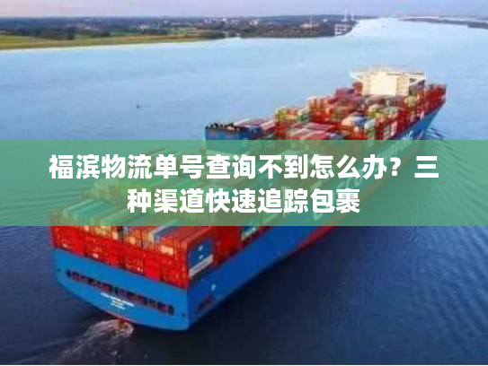 福滨物流单号查询不到怎么办？三种渠道快速追踪包裹