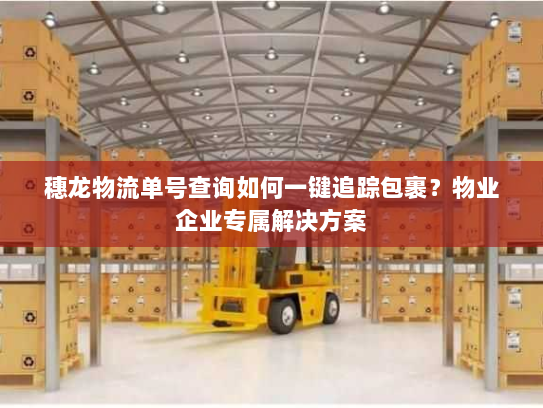 穗龙物流单号查询如何一键追踪包裹?物业企业专属解决方案 穗龙物流单号查询如何一键追踪包裹?物业企业专属解决方案