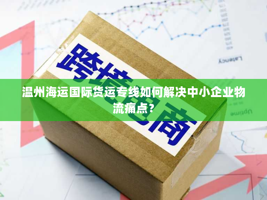 温州海运国际货运专线如何解决中小企业物流痛点? 温州海运国际货运专线如何解决中小企业物流痛点?