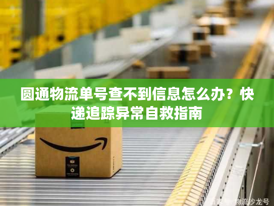 圆通物流单号查不到信息怎么办?快递追踪异常自救指南 圆通物流单号查不到信息怎么办?快递追踪异常自救指南
