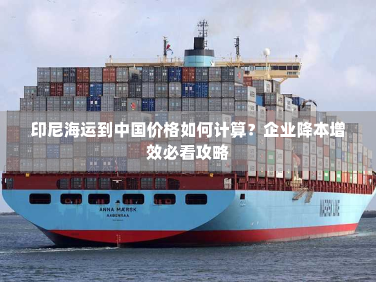 印尼海运到中国价格如何计算?企业降本增效必看攻略 印尼海运到中国价格如何计算?企业降本增效必看攻略