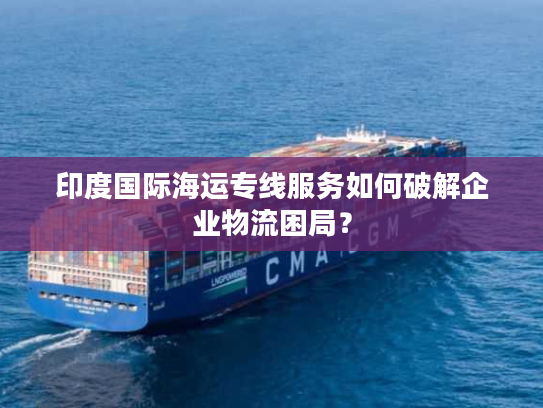 印度国际海运专线服务如何破解企业物流困局？