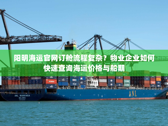 阳明海运官网订舱流程复杂?物业企业如何快速查询海运价格与船期 阳明海运官网订舱流程复杂?物业企业如何快速查询海运价格与船期