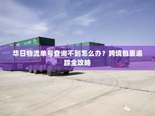 华日物流单号查询不到怎么办？跨境包裹追踪全攻略