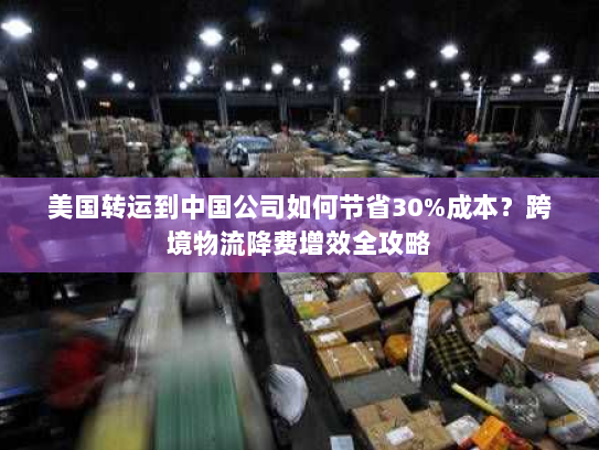美国转运到中国公司如何节省30%成本?跨境物流降费增效全攻略 美国转运到中国公司如何节省30%成本?跨境物流降费增效全攻略