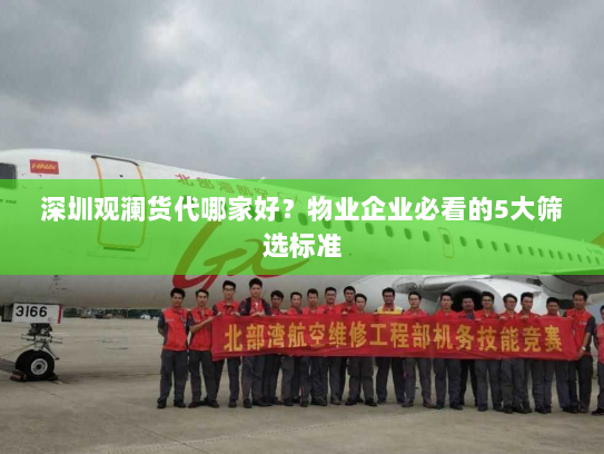 深圳观澜货代哪家好？物业企业必看的5大筛选标准
