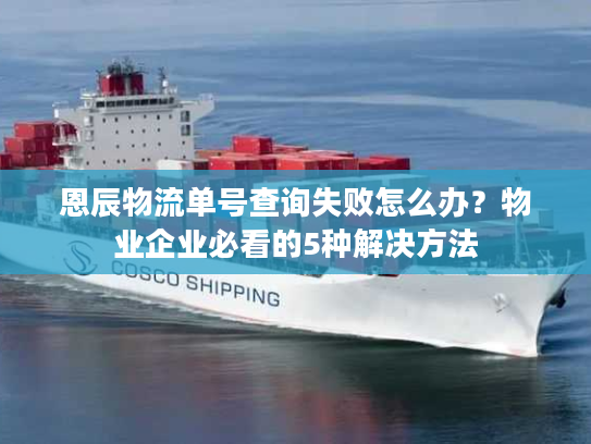 恩辰物流单号查询失败怎么办？物业企业必看的5种解决方法