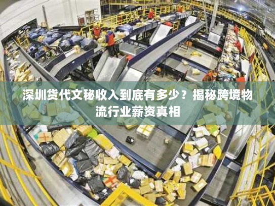 深圳货代文秘收入到底有多少?揭秘跨境物流行业薪资真相 深圳货代文秘收入到底有多少?揭秘跨境物流行业薪资真相