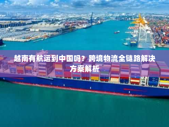 越南有航运到中国吗?跨境物流全链路解决方案解析 越南有航运到中国吗?跨境物流全链路解决方案解析