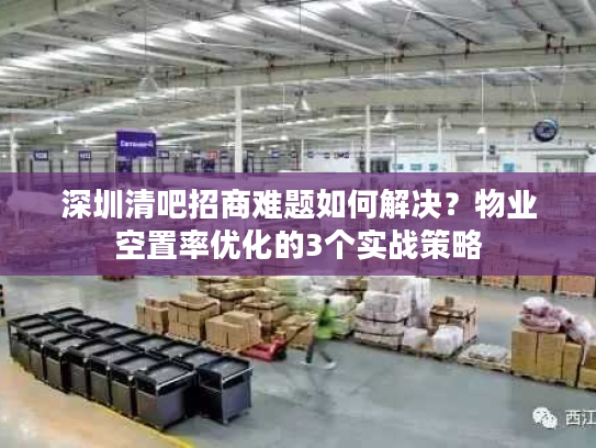 深圳清吧招商难题如何解决？物业空置率优化的3个实战策略