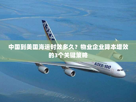 中国到美国海运时效多久?物业企业降本增效的3个关键策略 中国到美国海运时效多久?物业企业降本增效的3个关键策略