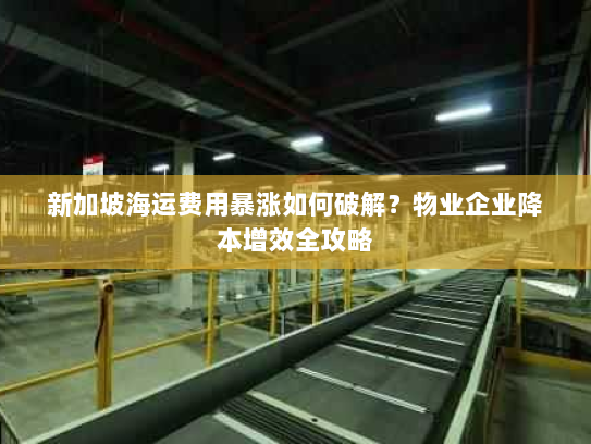 新加坡海运费用暴涨如何破解?物业企业降本增效全攻略 新加坡海运费用暴涨如何破解?物业企业降本增效全攻略