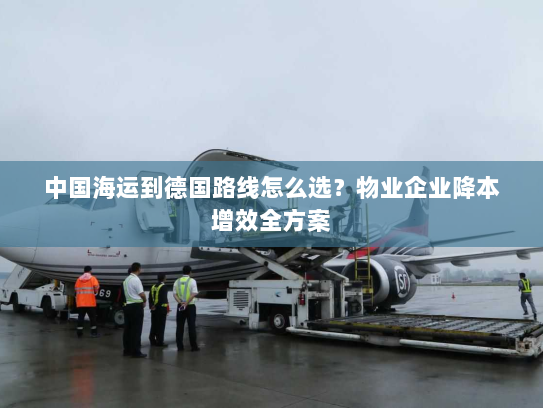 中国海运到德国路线怎么选?物业企业降本增效全方案 中国海运到德国路线怎么选?物业企业降本增效全方案