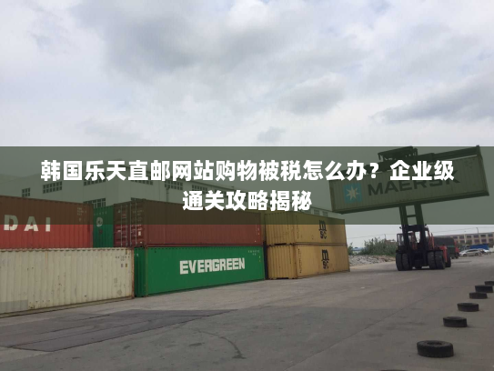 韩国乐天直邮网站购物被税怎么办?企业级通关攻略揭秘 韩国乐天直邮网站购物被税怎么办?企业级通关攻略揭秘