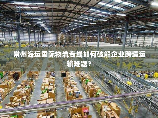 常州海运国际物流专线如何破解企业跨境运输难题? 常州海运国际物流专线如何破解企业跨境运输难题?