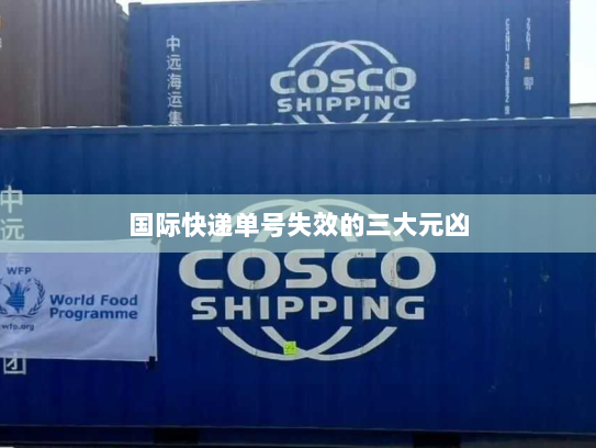 国际快递单号失效的三大元凶