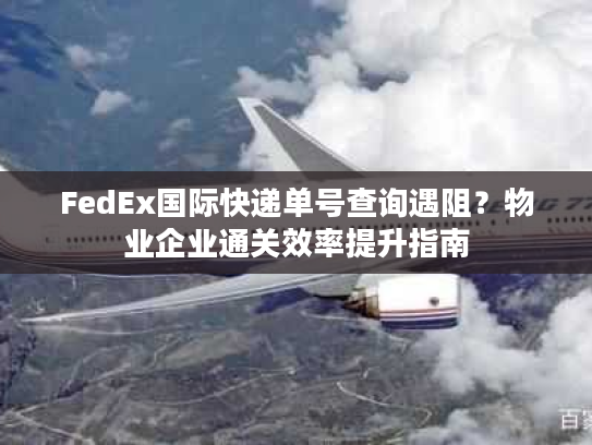 FedEx国际快递单号查询遇阻？物业企业通关效率提升指南
