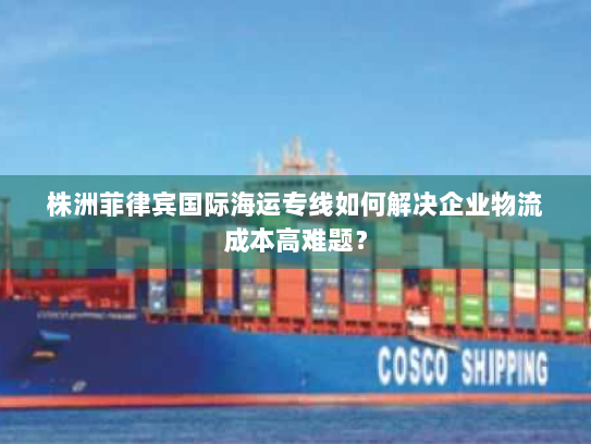 株洲菲律宾国际海运专线如何解决企业物流成本高难题? 株洲菲律宾国际海运专线如何解决企业物流成本高难题?