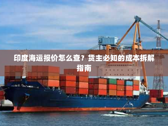 印度海运报价怎么查?货主必知的成本拆解指南 印度海运报价怎么查?货主必知的成本拆解指南