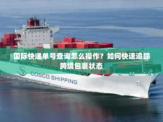 国际快递单号查询怎么操作？如何快速追踪跨境包裹状态