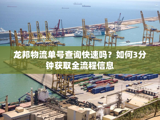 龙邦物流单号查询快速吗？如何3分钟获取全流程信息