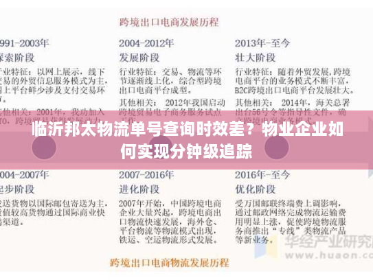 临沂邦太物流单号查询时效差？物业企业如何实现分钟级追踪