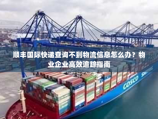 顺丰国际快递查询不到物流信息怎么办?物业企业高效追踪指南 顺丰国际快递查询不到物流信息怎么办?物业企业高效追踪指南