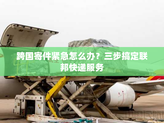 跨国寄件紧急怎么办？三步搞定联邦快递服务