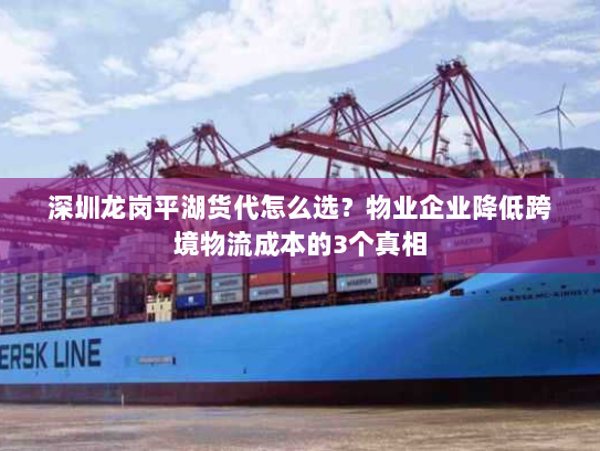 深圳龙岗平湖货代怎么选?物业企业降低跨境物流成本的3个真相 深圳龙岗平湖货代怎么选?物业企业降低跨境物流成本的3个真相