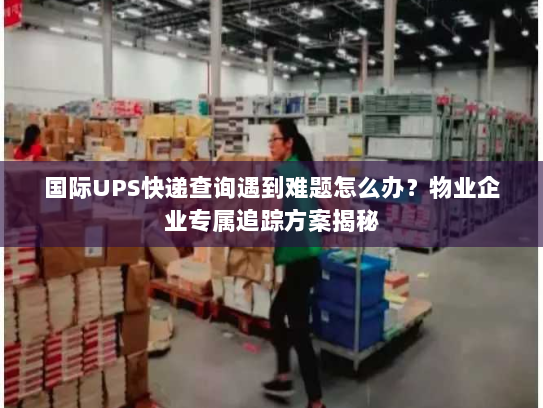 国际UPS快递查询遇到难题怎么办？物业企业专属追踪方案揭秘