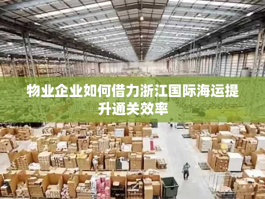 物业企业如何借力浙江国际海运提升通关效率 物业企业如何借力浙江国际海运提升通关效率