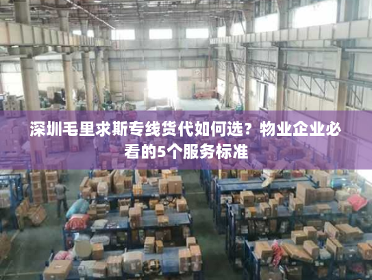 深圳毛里求斯专线货代如何选?物业企业必看的5个服务标准 深圳毛里求斯专线货代如何选?物业企业必看的5个服务标准