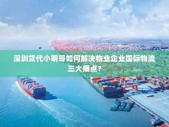深圳货代小明哥如何解决物业企业国际物流三大痛点? 深圳货代小明哥如何解决物业企业国际物流三大痛点?