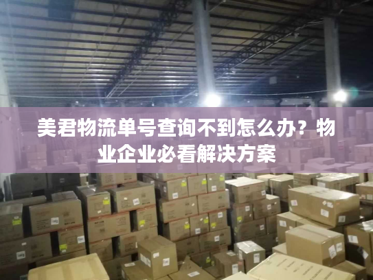 美君物流单号查询不到怎么办？物业企业必看解决方案