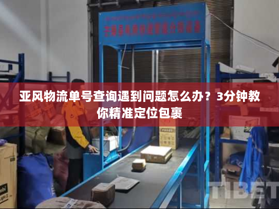 亚风物流单号查询遇到问题怎么办?3分钟教你精准定位包裹 亚风物流单号查询遇到问题怎么办?3分钟教你精准定位包裹