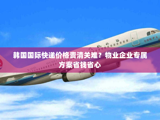 韩国国际快递价格贵清关难?物业企业专属方案省钱省心 韩国国际快递价格贵清关难?物业企业专属方案省钱省心