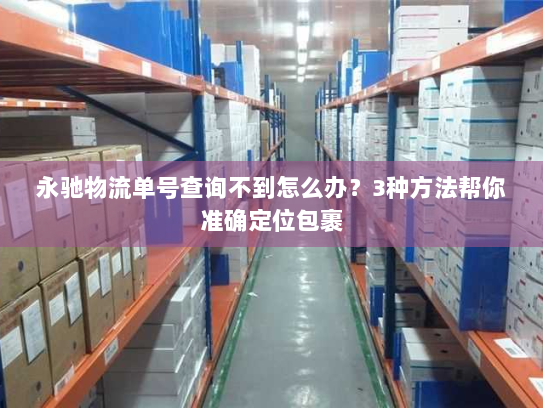永驰物流单号查询不到怎么办？3种方法帮你准确定位包裹