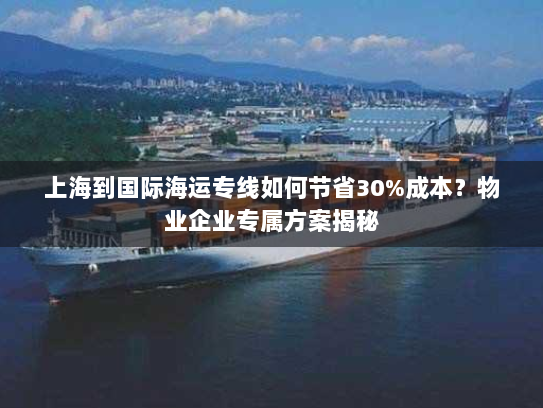 上海到国际海运专线如何节省30%成本？物业企业专属方案揭秘