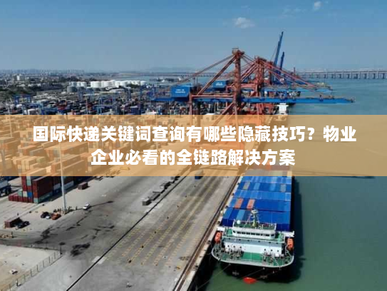 国际快递关键词查询有哪些隐藏技巧?物业企业必看的全链路解决方案 国际快递关键词查询有哪些隐藏技巧?物业企业必看的全链路解决方案