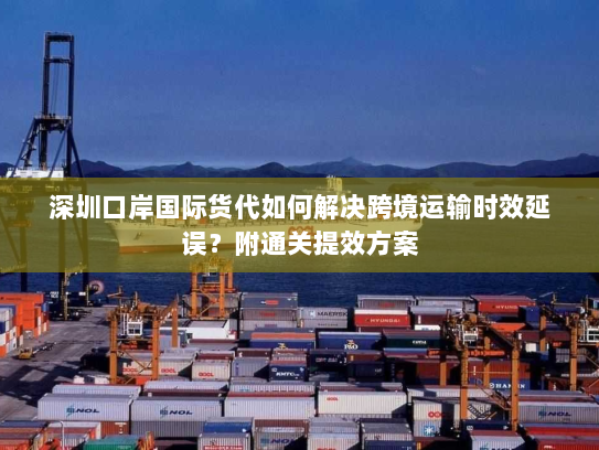 深圳口岸国际货代如何解决跨境运输时效延误?附通关提效方案 深圳口岸国际货代如何解决跨境运输时效延误?附通关提效方案