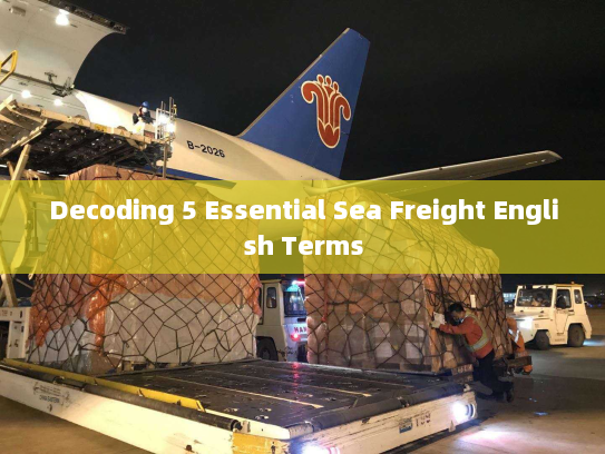 Decoding 5 Essential Sea Freight English Terms Decoding 5 Essential Sea Freight English Terms