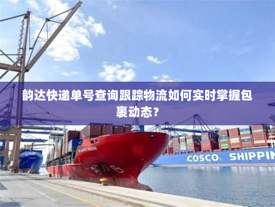 韵达快递单号查询跟踪物流如何实时掌握包裹动态? 韵达快递单号查询跟踪物流如何实时掌握包裹动态?