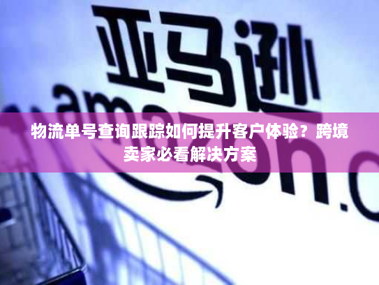 物流单号查询跟踪如何提升客户体验?跨境卖家必看解决方案 物流单号查询跟踪如何提升客户体验?跨境卖家必看解决方案