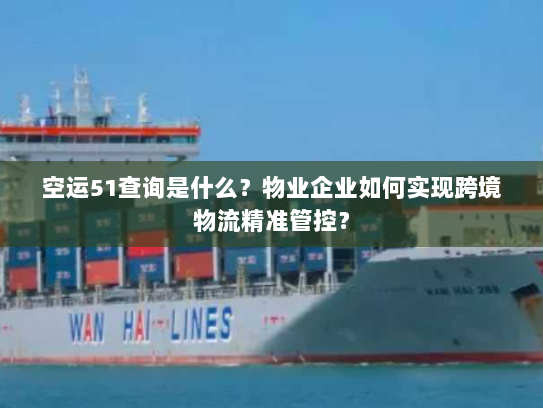 空运51查询是什么？物业企业如何实现跨境物流精准管控？